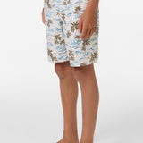 Boy's Hermosa Elastic Waist Lined 16" Swim Trunks