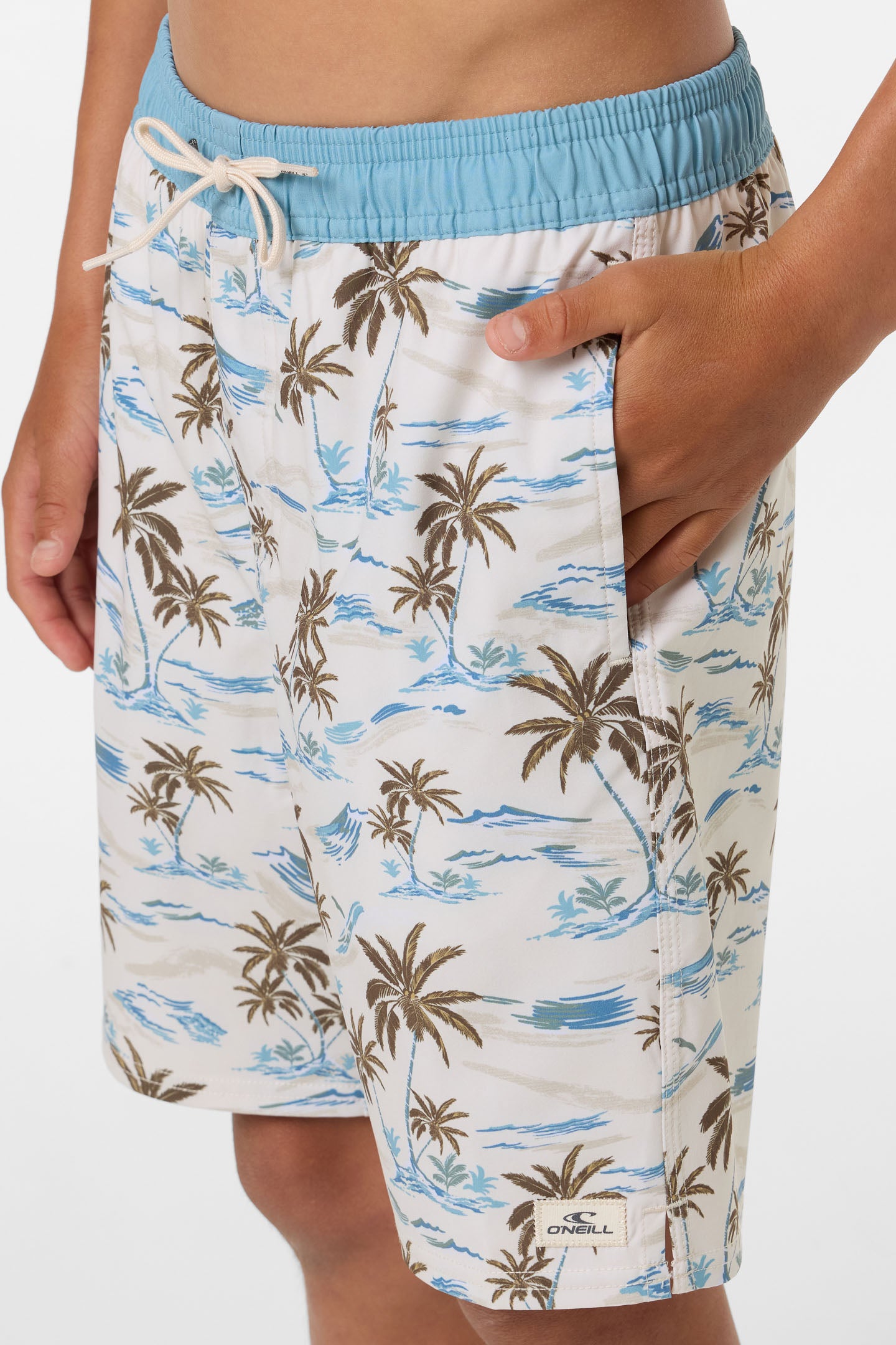 Boy's Hermosa Elastic Waist Lined 16