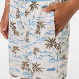 Boy's Hermosa Elastic Waist Lined 16" Swim Trunks