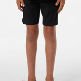 Boy's Reserve Light Check Elastic Waist 16" Hybrid Shorts