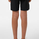 Boy's Reserve Light Check Elastic Waist 16" Hybrid Shorts