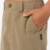 Boy's Reserve Light Check Elastic Waist 16" Hybrid Shorts