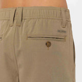 Boy's Reserve Light Check Elastic Waist 16" Hybrid Shorts