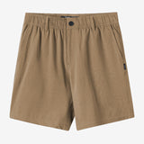 Boy's Reserve Light Check Elastic Waist 16" Hybrid Shorts
