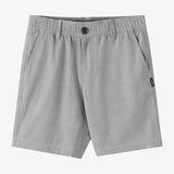 Boy's Reserve Light Check Elastic Waist 16" Hybrid Shorts - Dark Shadow | O'Neill