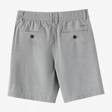 Boy's Reserve Light Check Elastic Waist 16" Hybrid Shorts - Dark Shadow | O'Neill