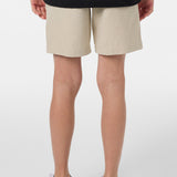 Boy's Reserve Light Check Elastic Waist 16" Hybrid Shorts