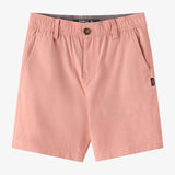 Boy's Reserve Light Check Elastic Waist 16" Hybrid Shorts - Langoustino | O'Neill