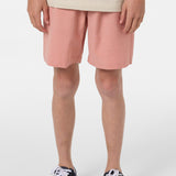 Boy's Reserve Light Check Elastic Waist 16" Hybrid Shorts - Langoustino | O'Neill