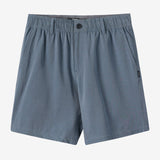 Boy's Reserve Light Check Elastic Waist 16" Hybrid Shorts