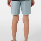 Boy's Reserve Light Check Elastic Waist 16" Hybrid Shorts - Stone Blue | O'Neill