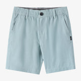 Boy's Reserve Light Check Elastic Waist 16" Hybrid Shorts - Stone Blue | O'Neill
