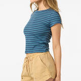 O'Riginals Yarn Dye Baby Tee - Blue Fusion | O'Neill