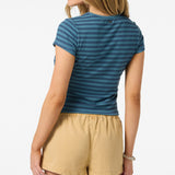 O'Riginals Yarn Dye Baby Tee - Blue Fusion | O'Neill