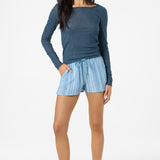 Marliz Lace Top Long Sleeve Top - Slate | O'Neill