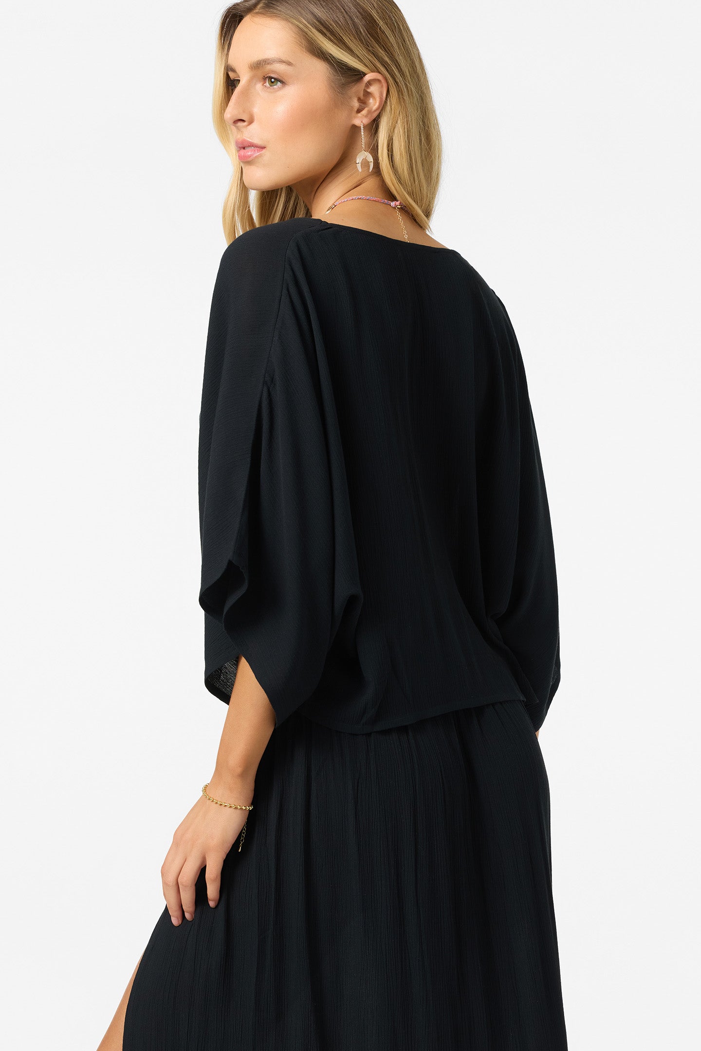 Anna Reversible Cover-Up Top - Black | O'Neill