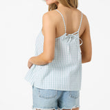 Martina Plaid Tank - Winter White | O'Neill