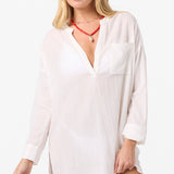 Belizin Long Sleeve Cover-Up Dress