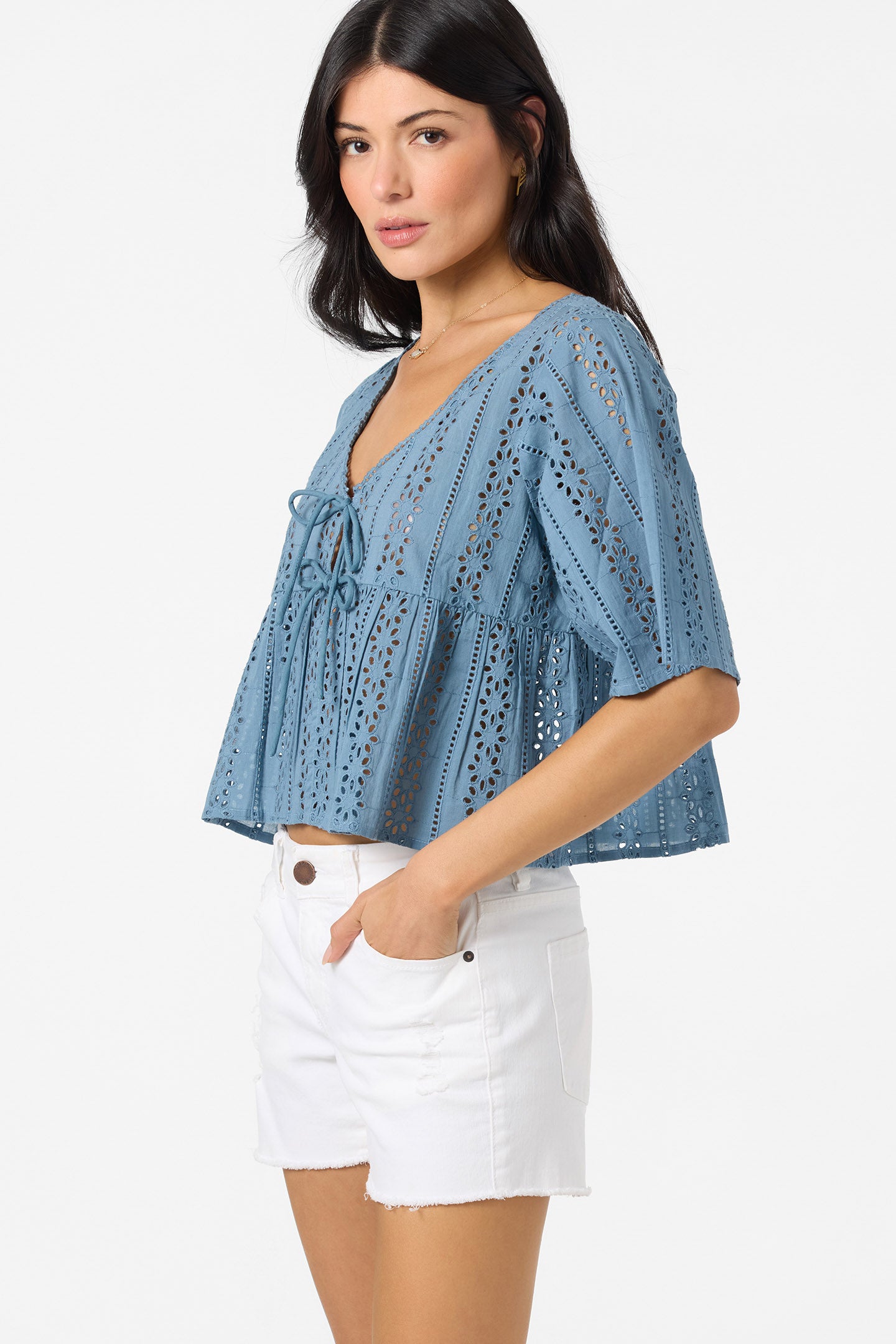 bonnae eyelet top サイズ2 Alice Eyelet Top - White – Rumor Boutique
