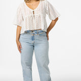 Loni Eyelet Top