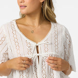 Loni Eyelet Top
