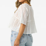 Loni Eyelet Top