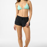 Saltwater Solids Balboa 2" Elastic Boardshorts - Check w/ Morgan - Black | O'Neill