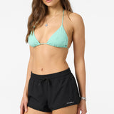 Saltwater Solids Balboa 2" Elastic Boardshorts - Check w/ Morgan - Black | O'Neill