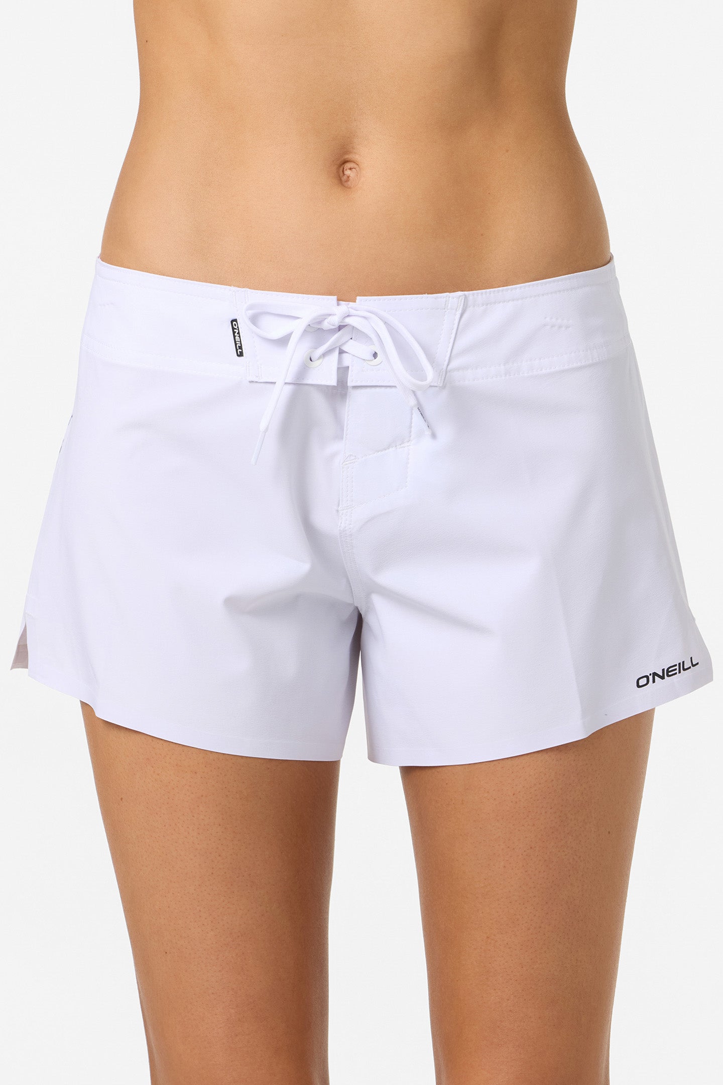 Hyperfreak Tech Stoke 3.5'' Board Fixed Waist Boardshorts - White