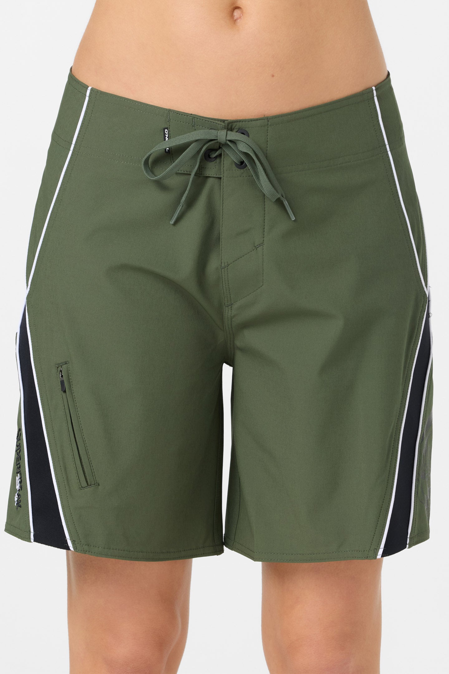 Y2K Superfreak 7'' Board Fixed Waist Boardshorts - Dark Olive | O