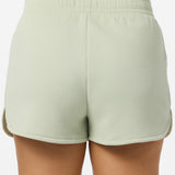 Petal Scallop Fleece Lounge Shorts