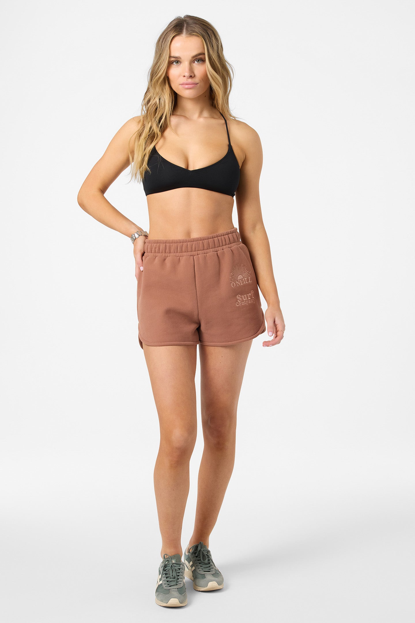 Chore Break Scallop Fleece Lounge Shorts - Carob Brown | O'Neill