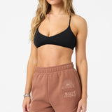 Chore Break Scallop Fleece Lounge Shorts