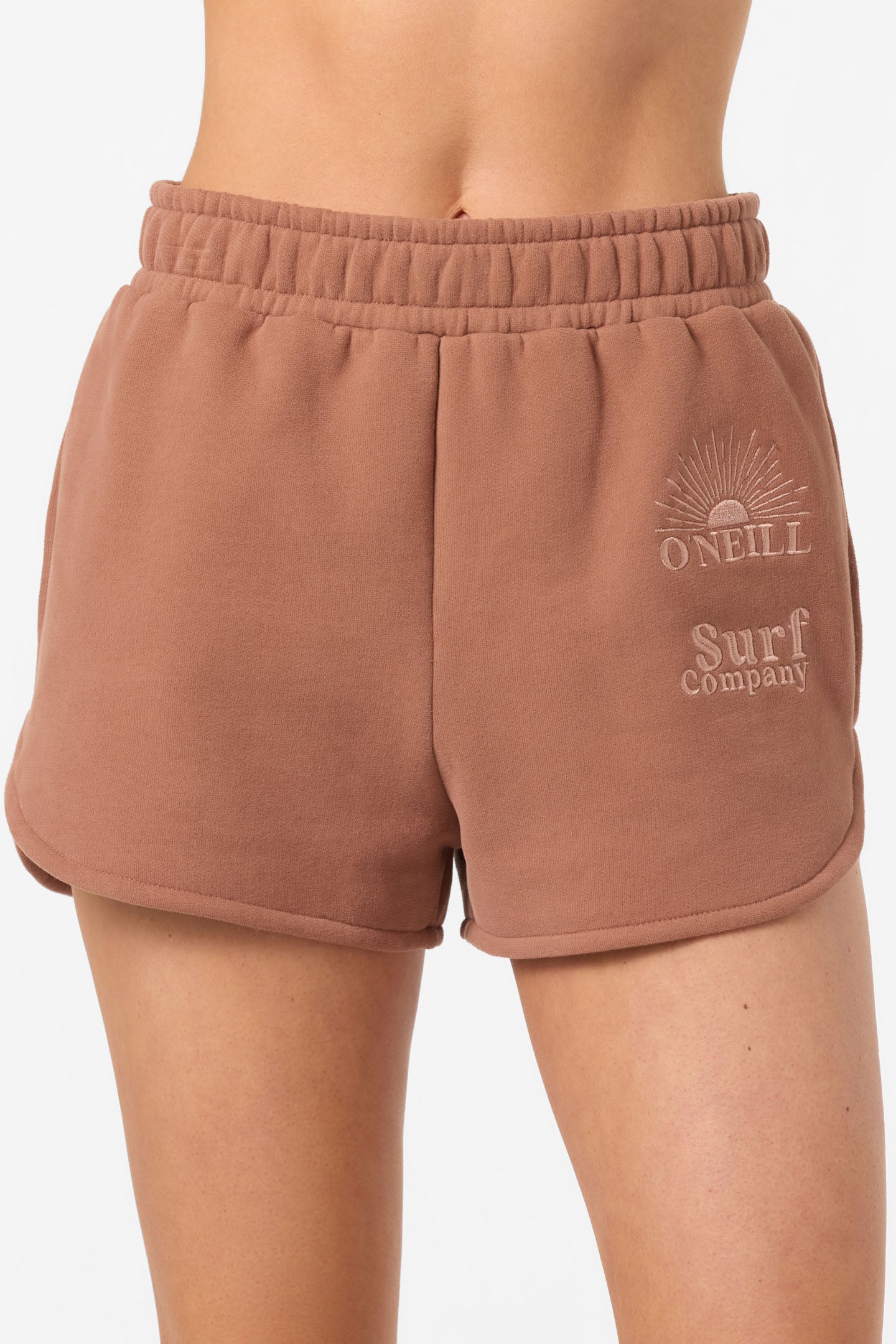 Chore Break Scallop Fleece Lounge Shorts - Carob Brown | O'Neill