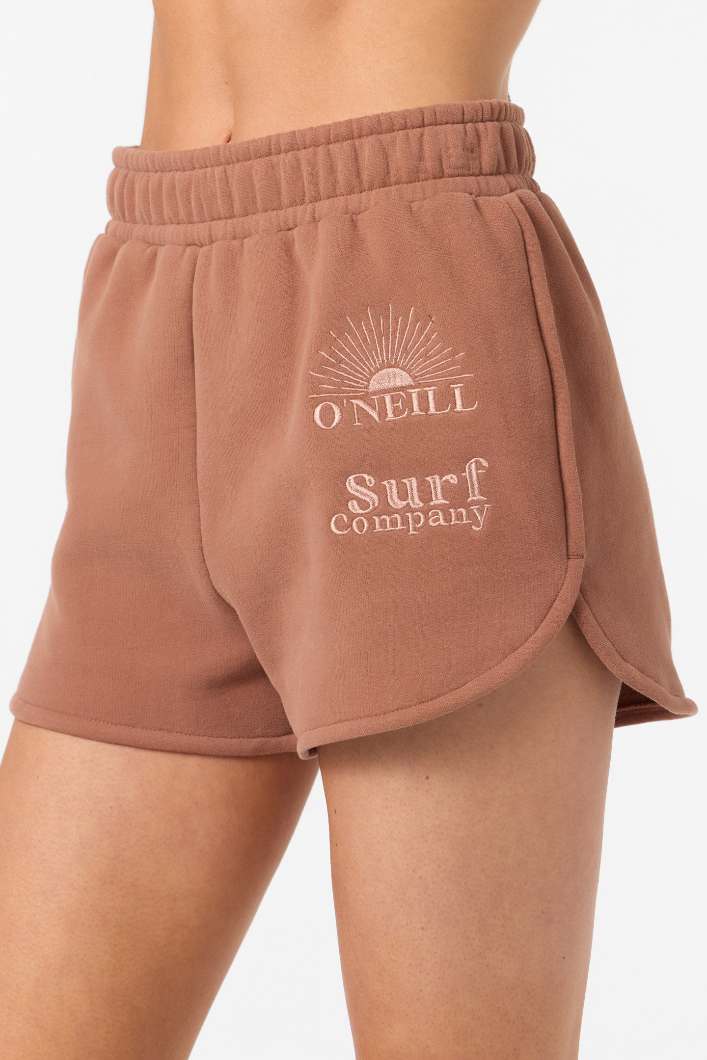 Chore Break Scallop Fleece Lounge Shorts - Carob Brown | O'Neill