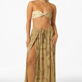 Brooke Printed Cover-Up Skirt - Dark Khaki | O'Neill