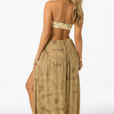 Brooke Printed Cover-Up Skirt - Dark Khaki | O'Neill