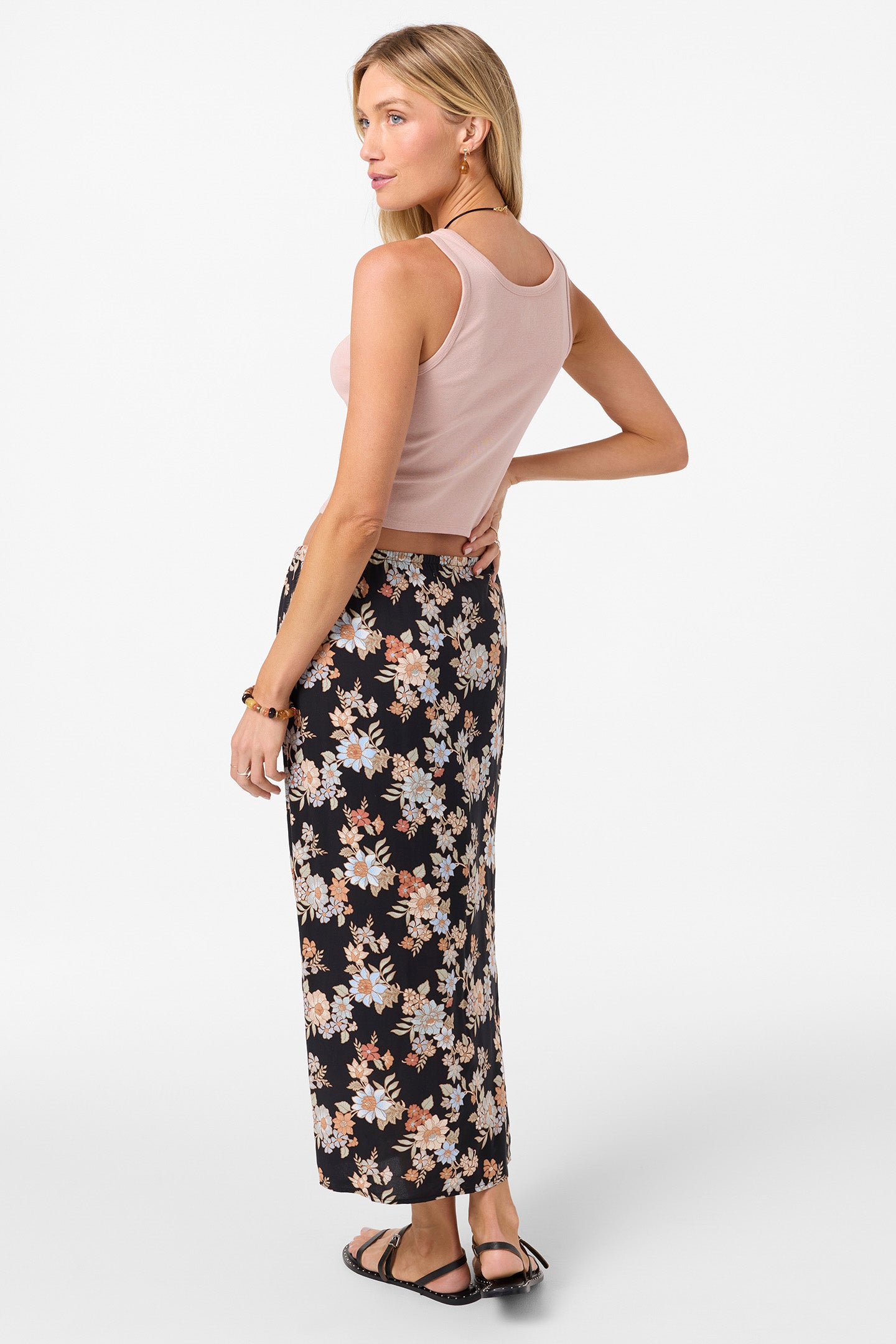 Bellamy Bali Floral Skirt Midi Skirts - Black | O'Neill