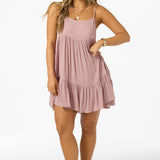Saltwater Solids Rilee Mini Cover-Up Dress - Orchid | O'Neill