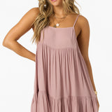 Saltwater Solids Rilee Mini Cover-Up Dress - Orchid | O'Neill