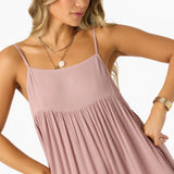 Saltwater Solids Rilee Mini Cover-Up Dress - Orchid | O'Neill