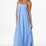 Saltwater Solids Sai Maxi Cover-Up Dress -  | O'Neill
