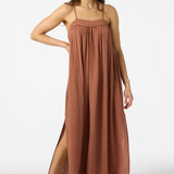 Saltwater Solids Sai Maxi Cover-Up Dress