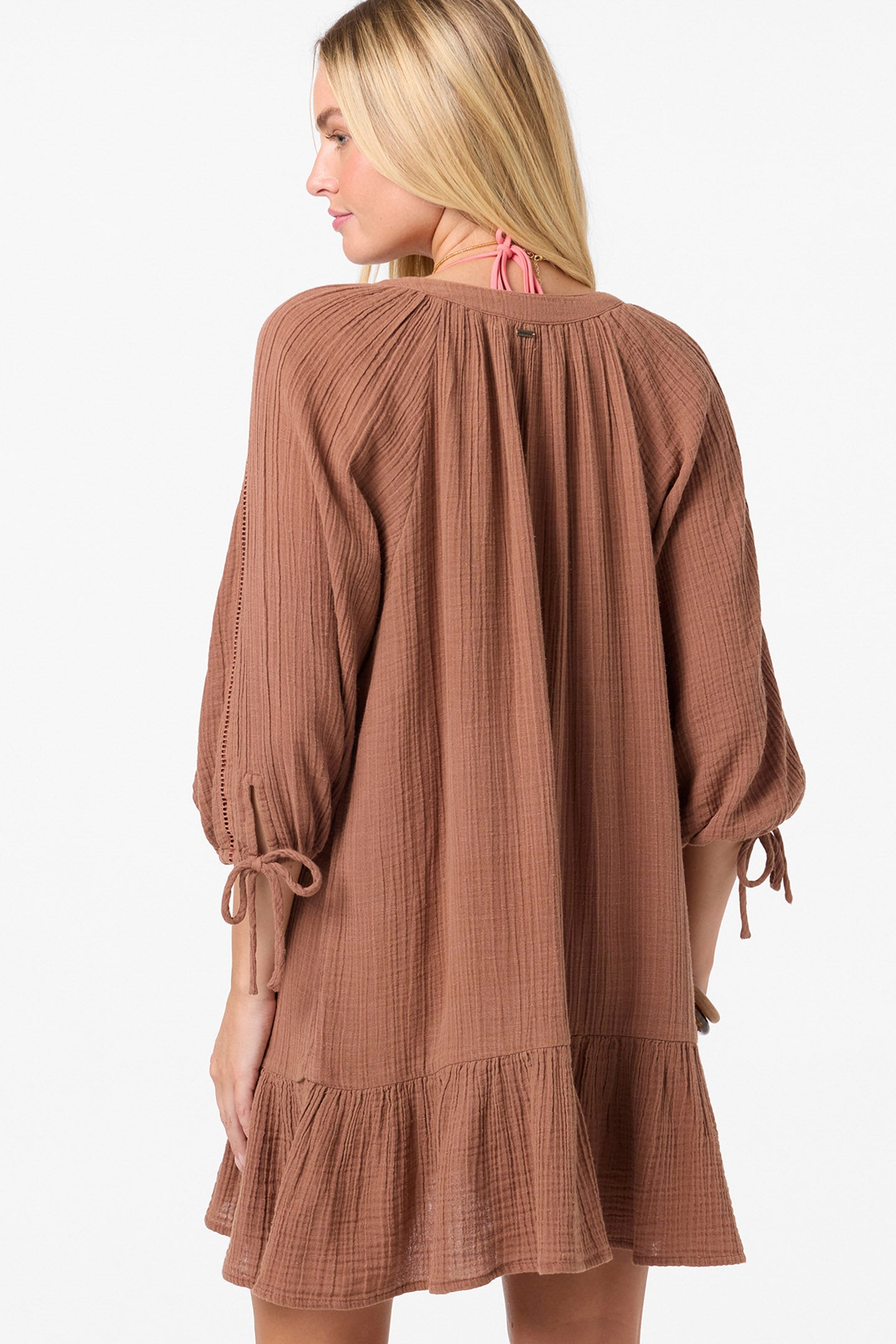 Lou Mini Cover-Up Dress - Carob Brown | O'Neill Lou Mini Cover-Up Dress - Carob Brown | O'Neill