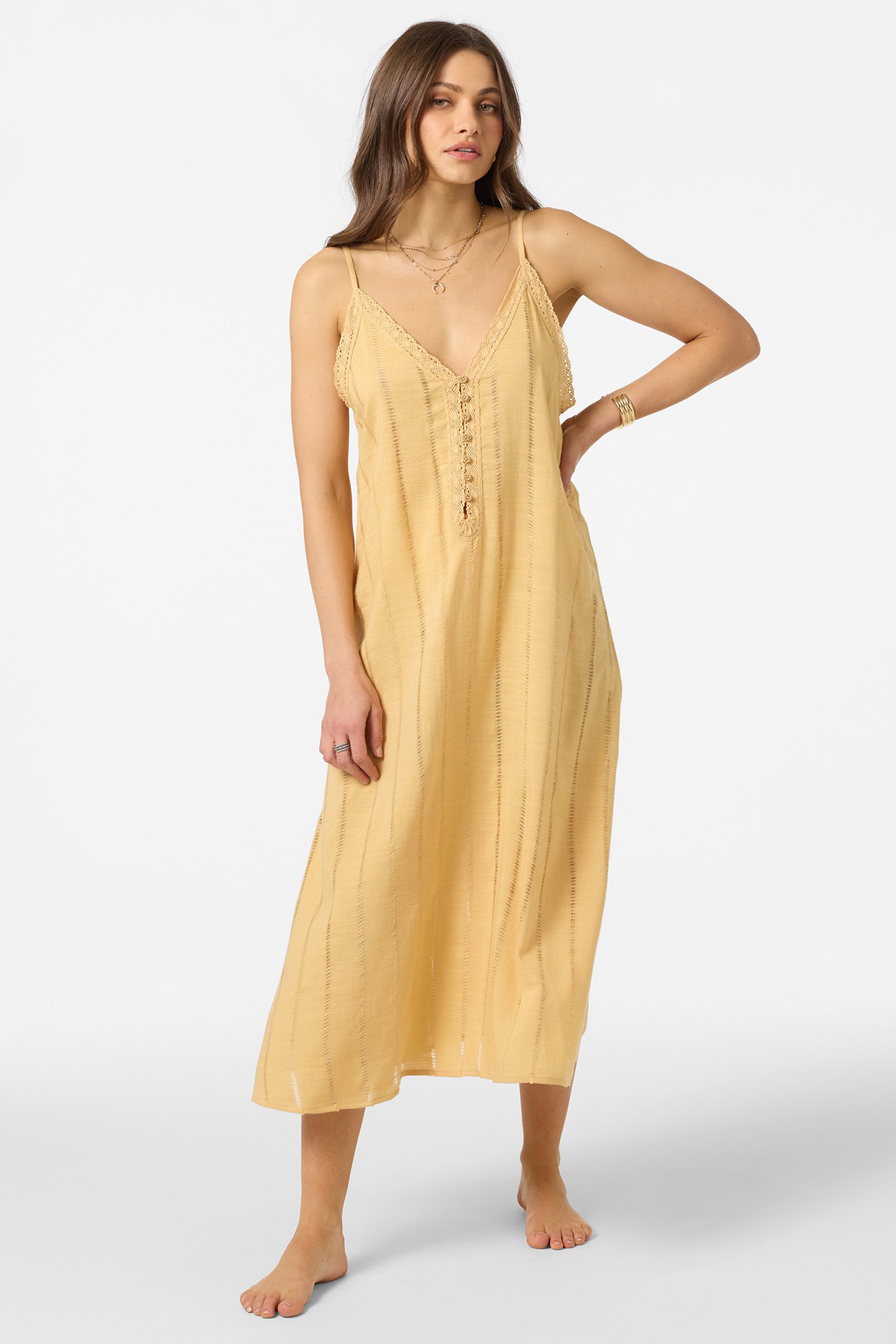 Addison Midi Cover-Up Dress - New Wheat | O'Neill