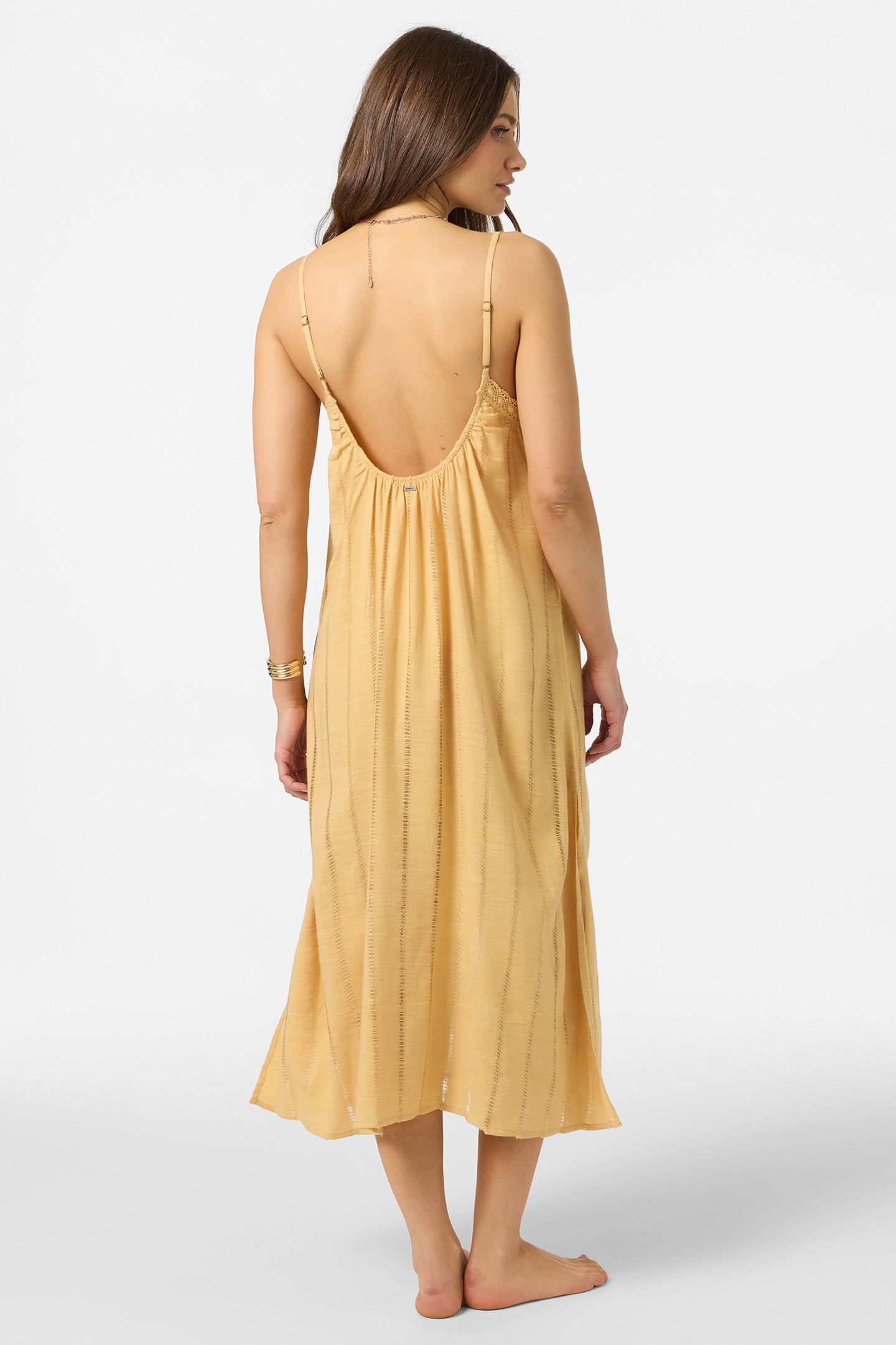 Addison Midi Cover-Up Dress - New Wheat