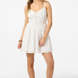 Camden Embroidered Mini Dress - White | O'Neill