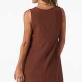 Sanders Mini Dress - Coconut Brown | O'Neill
