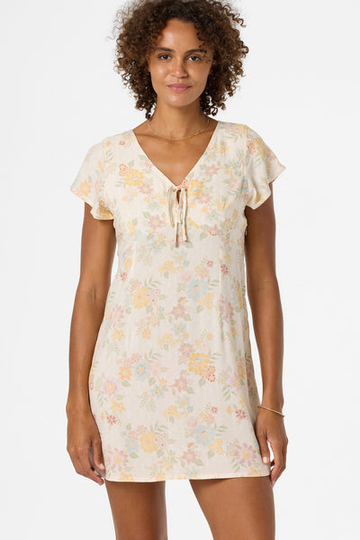 Robin Floral Mini Dress Short Dress - Tapioca | O'Neill