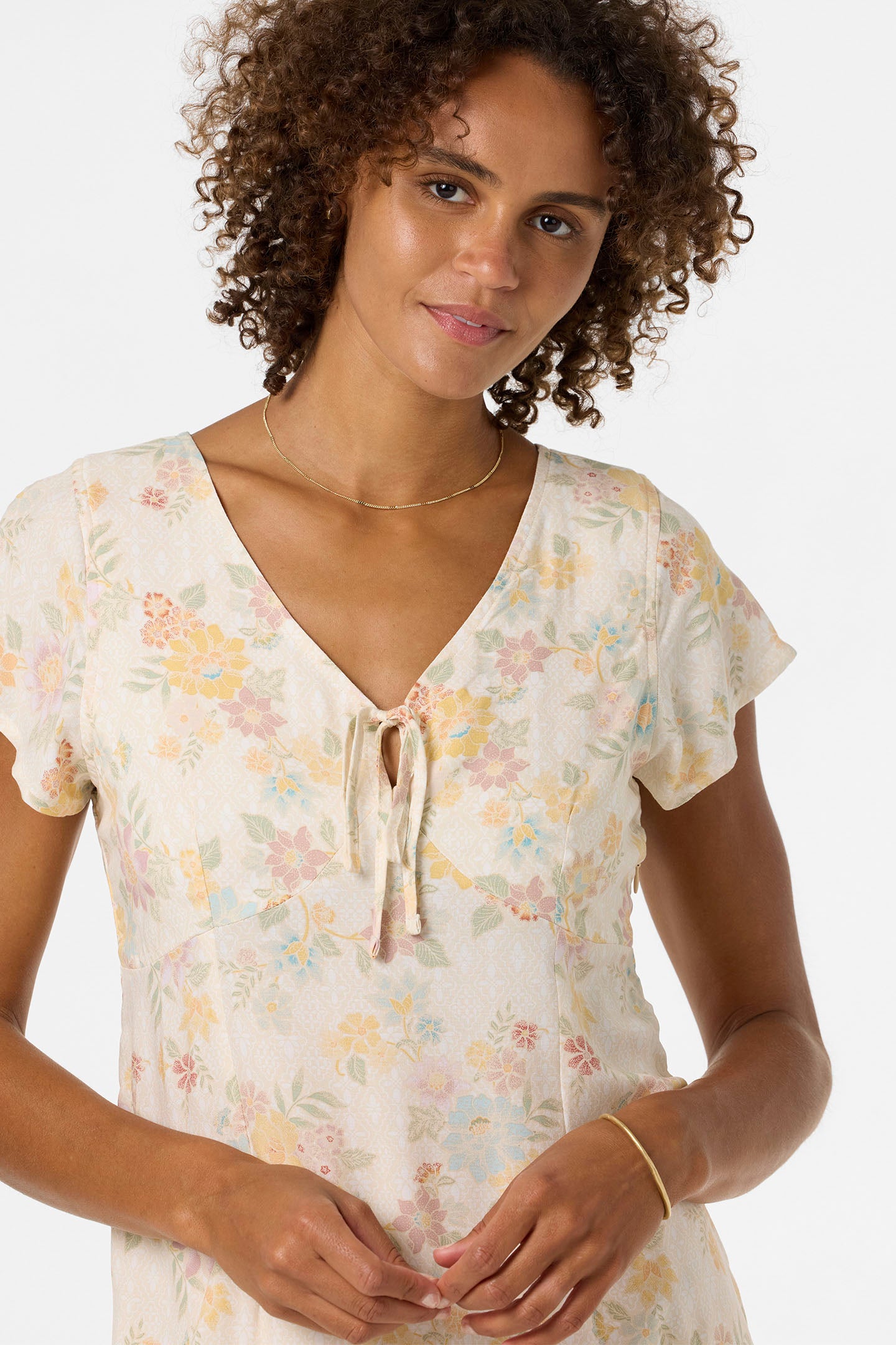 Robin Floral Mini Dress Short Dress - Tapioca | O'Neill
